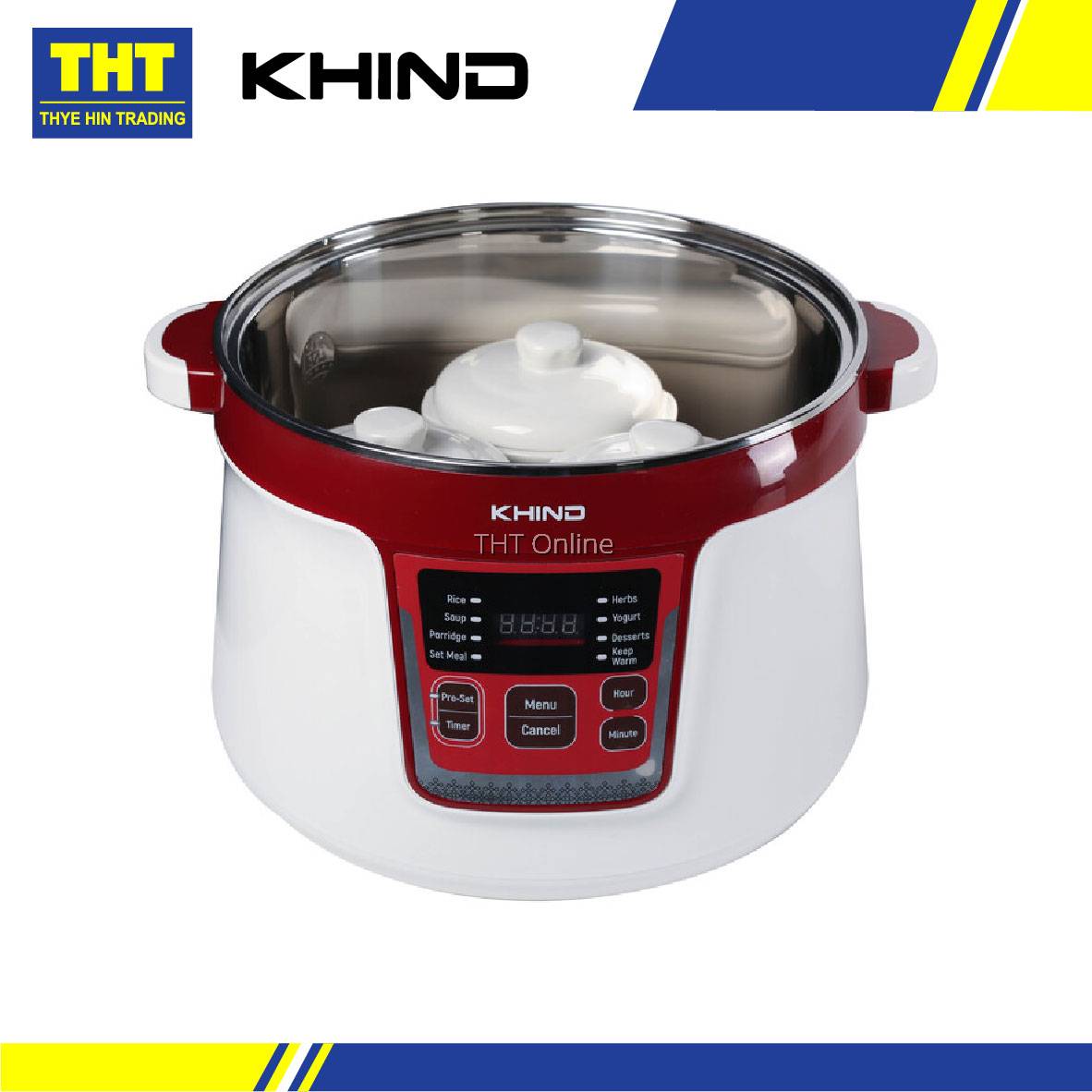 Khind 3.2L Double Boiler Free Recipe Book DB32N