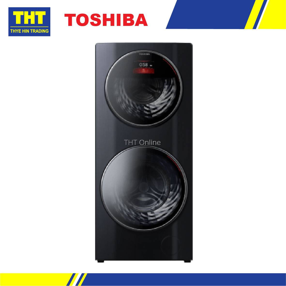 [ 5&10KG / 7KG ] Toshiba Washing Machine & Dryer WiFi Origin Inverter