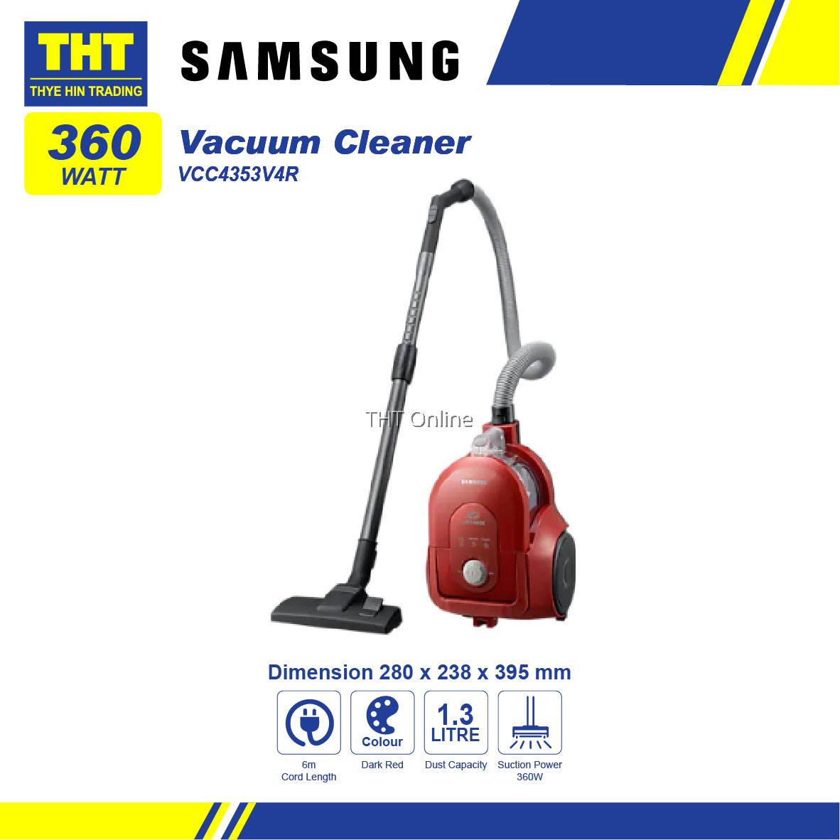 Samsung 1800W Canister Bagless With Twin Chamber System VCC4353V4R