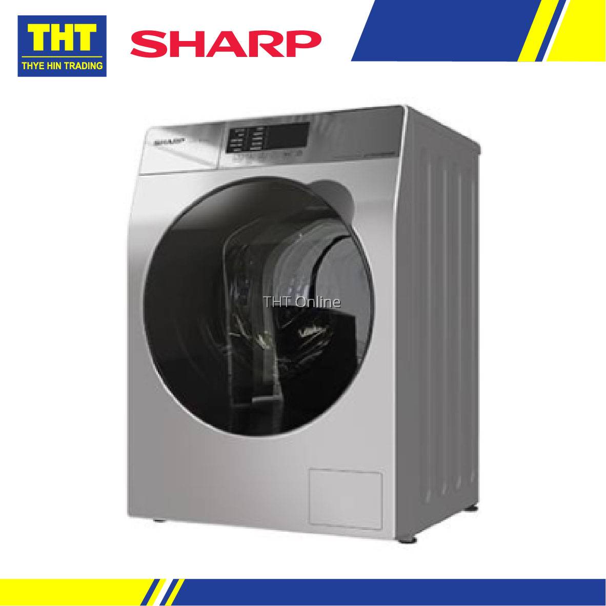 [ 8.5KG] Sharp Front Load Washing Machine ESFK852EMW