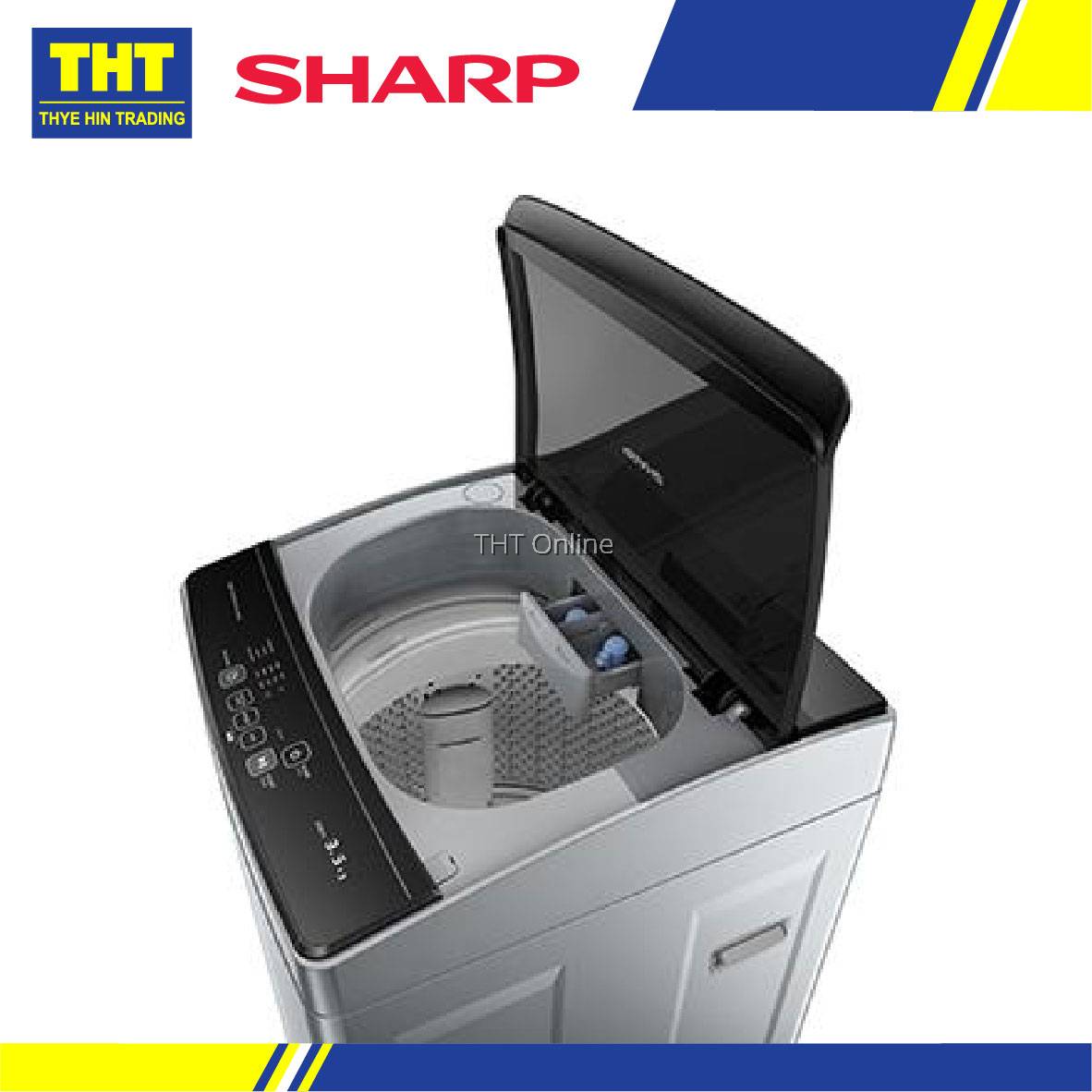 [ 9.5KG] Sharp Fully Auto Washing Machine ES921X (NEW)