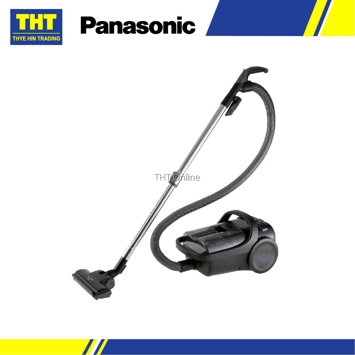 Panasonic (2000W) Cyclone Bagless Canister Vacuum Cleaner with HEPA Filter MCCL605KV47