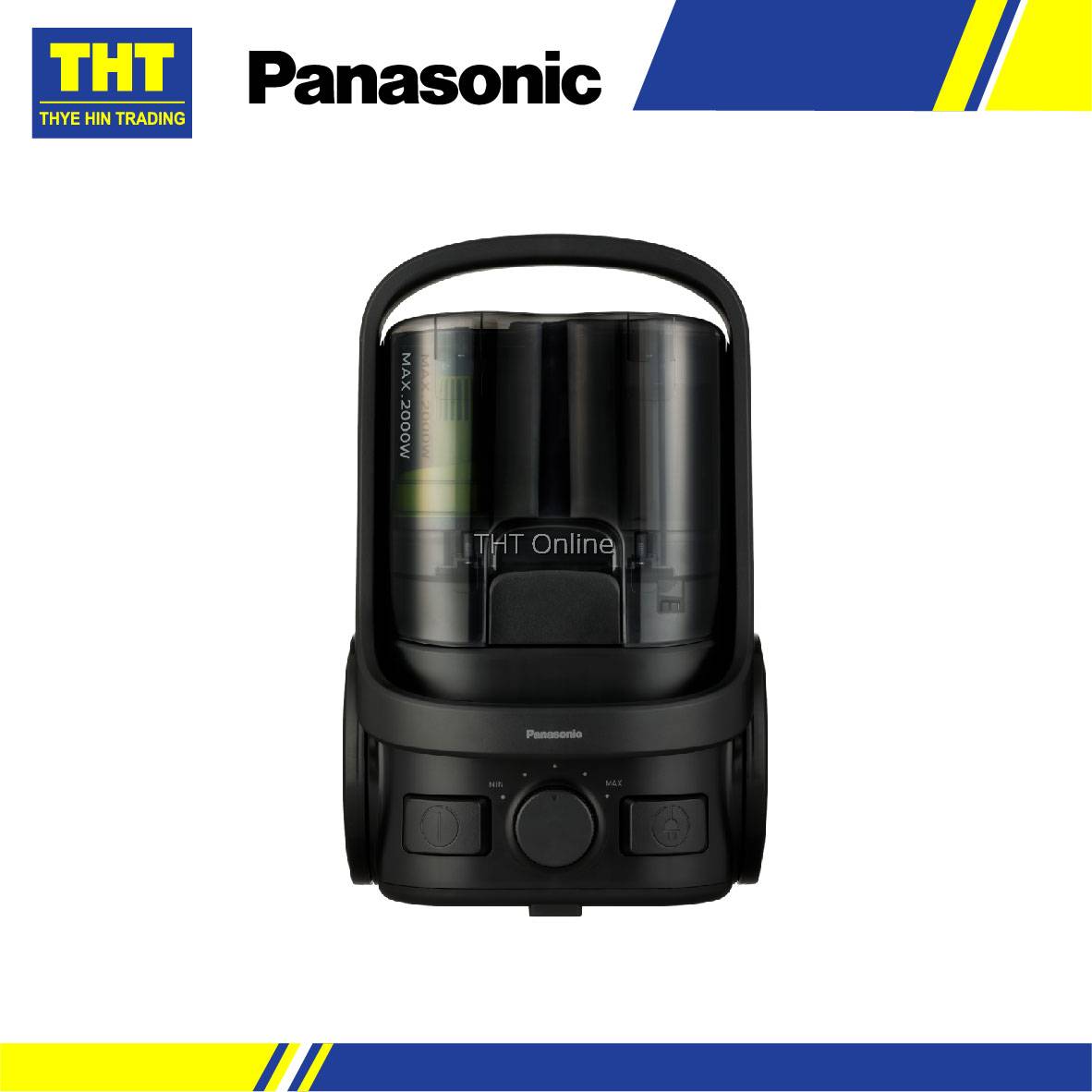 Panasonic (2000W) Cyclone Bagless Canister Vacuum Cleaner with HEPA Filter MCCL605KV47