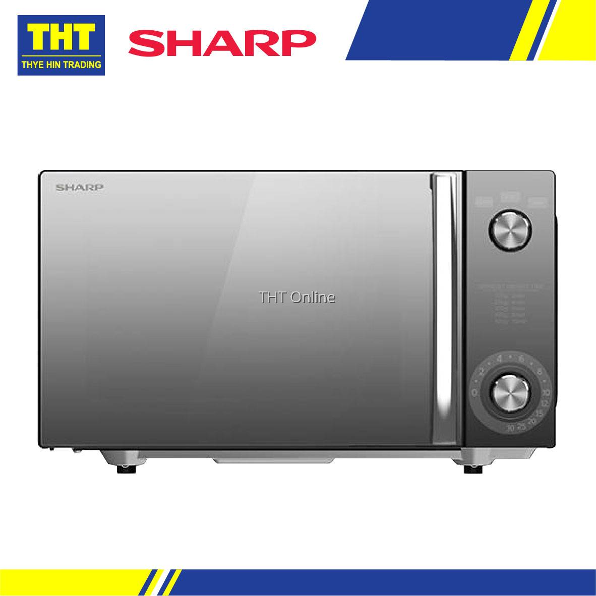 [20L] Sharp Mechanical Dial Flatbed Microwave Oven R2121FGK