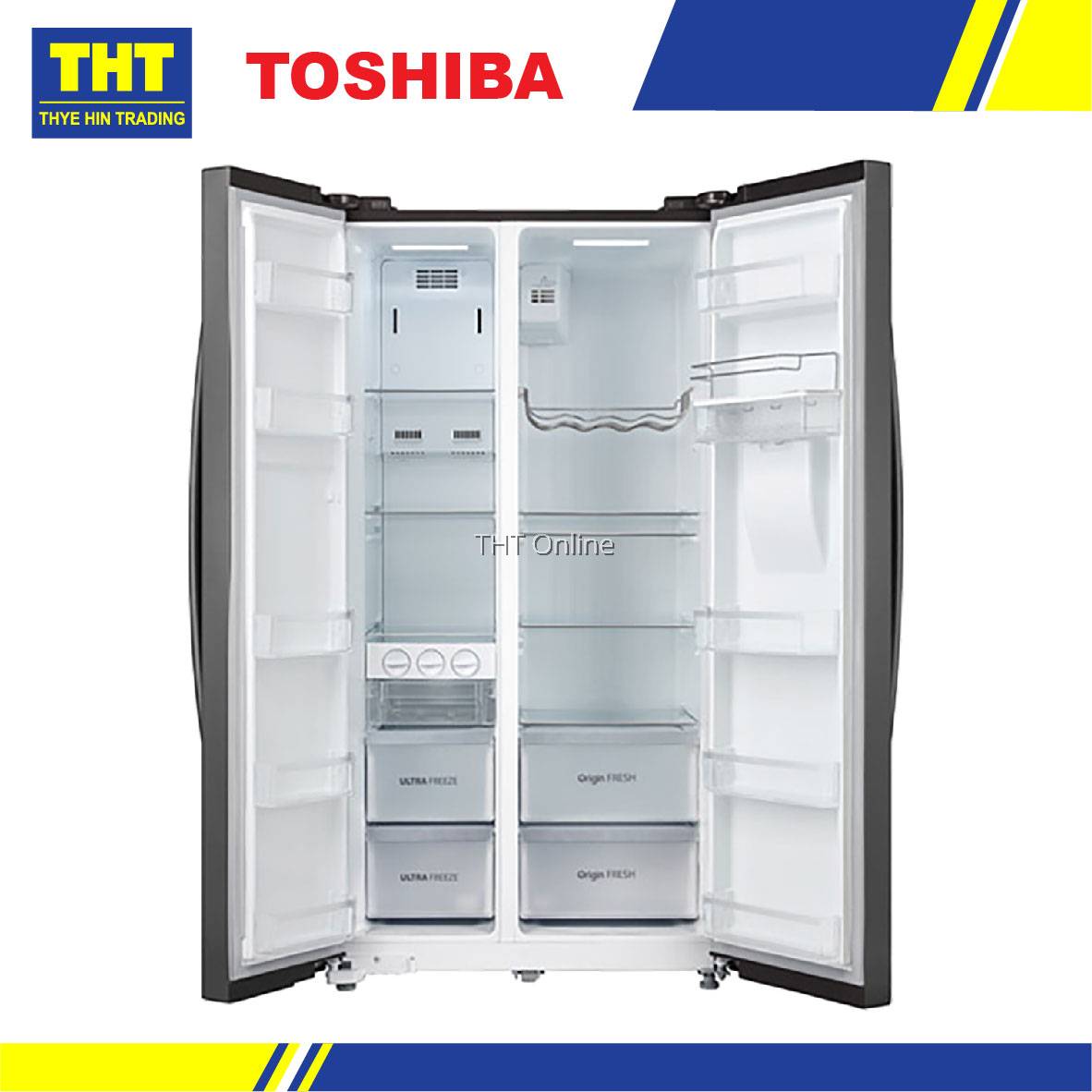 toshiba 591l side by side