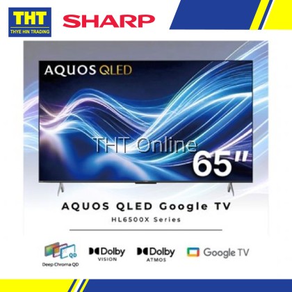65''] Sharp Aquos QLED 4K UHD Google TV 4TC65HL6500X