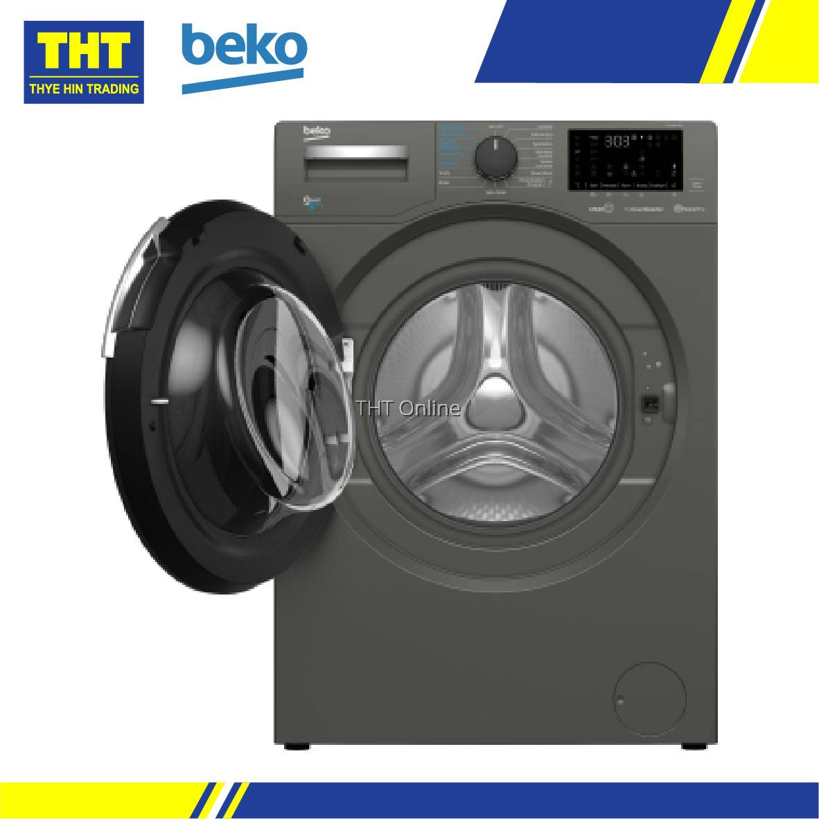 BEKO 9KG WASH & 5KG DRY FRONT LOAD WASHER DRYER HTV9746XMG