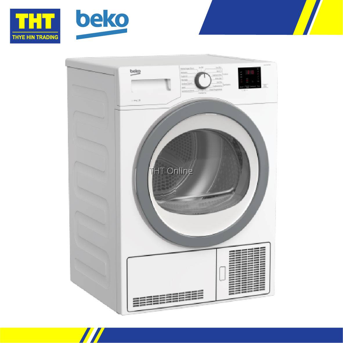 Beko 10KG Tumble Dryer Inverter DU10134GX0WS l THT Online