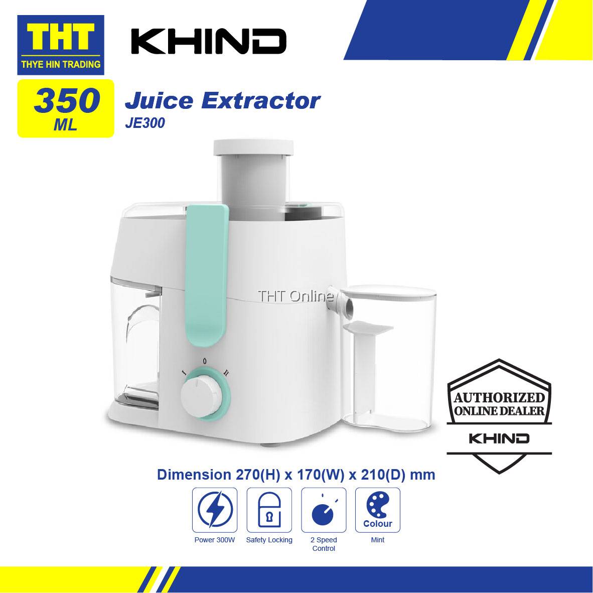 Khind Juice Extractor JE300