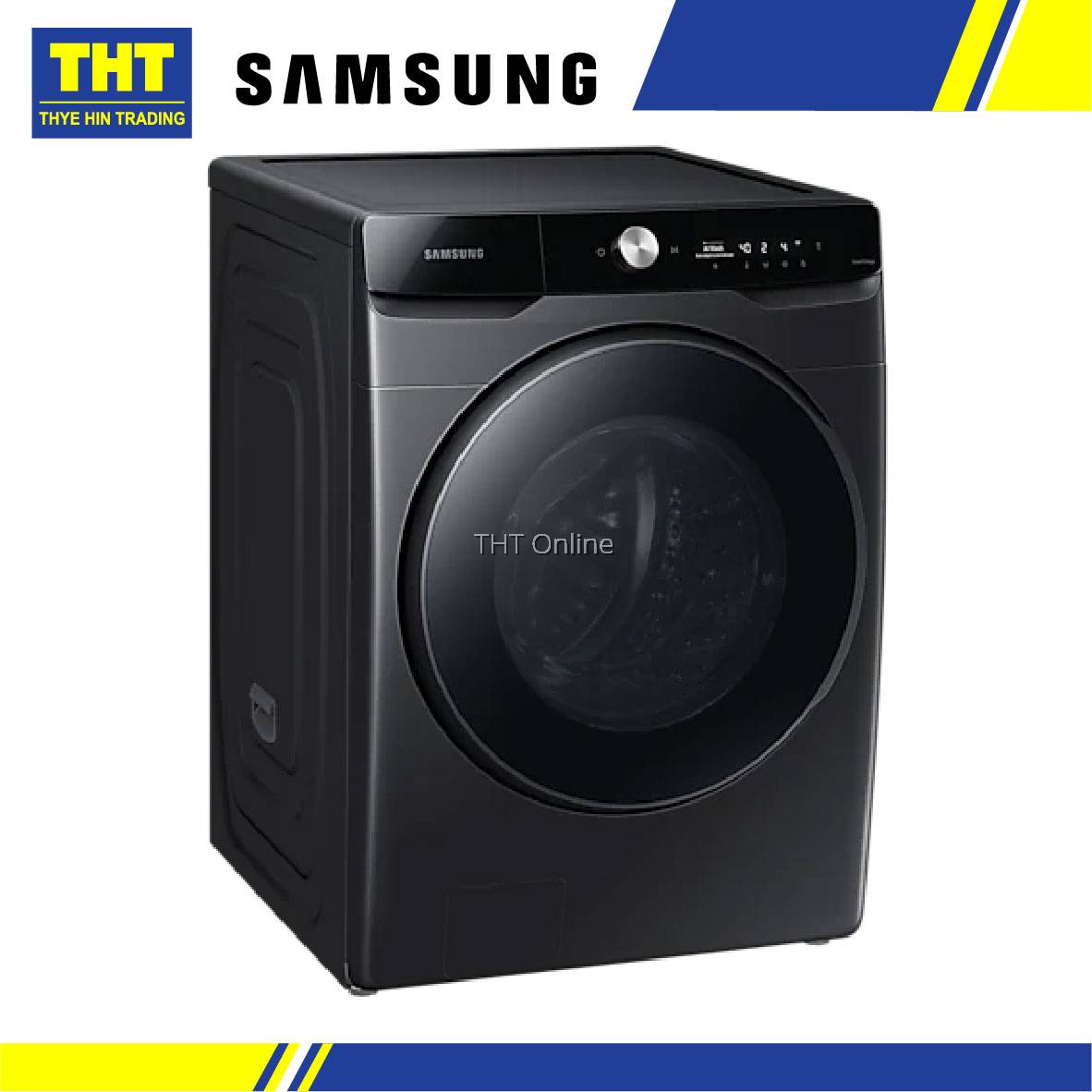 [21 / 12KG] Samsung Front Load Washer Dryer with AI Ecobubble