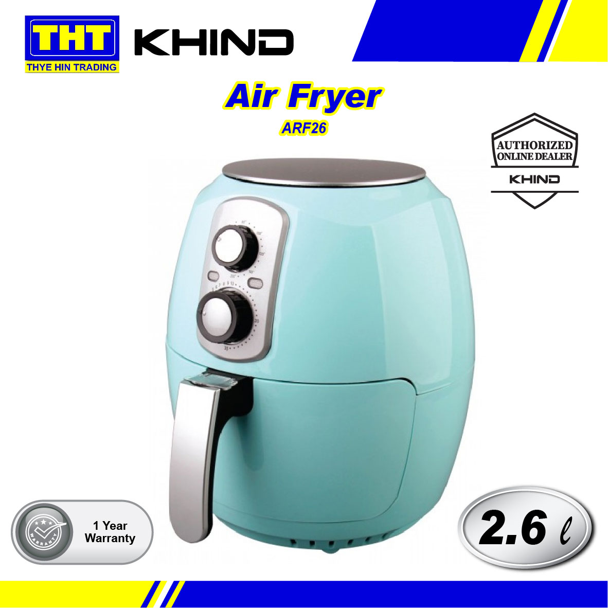 khind air fryer 2.6 l